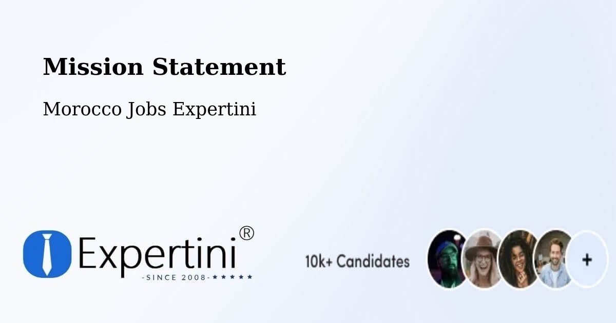 Corporate Mission – Debdou - Morocco Jobs Expertini